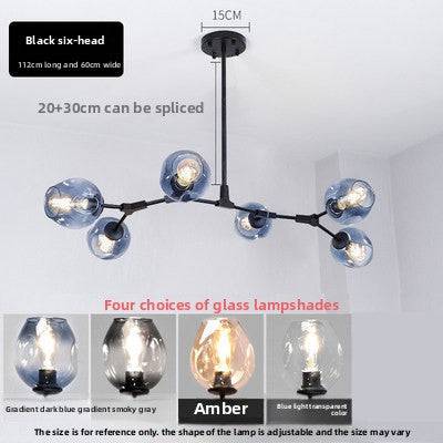 FlourishRealm™ Nordic Molecular Chandelier