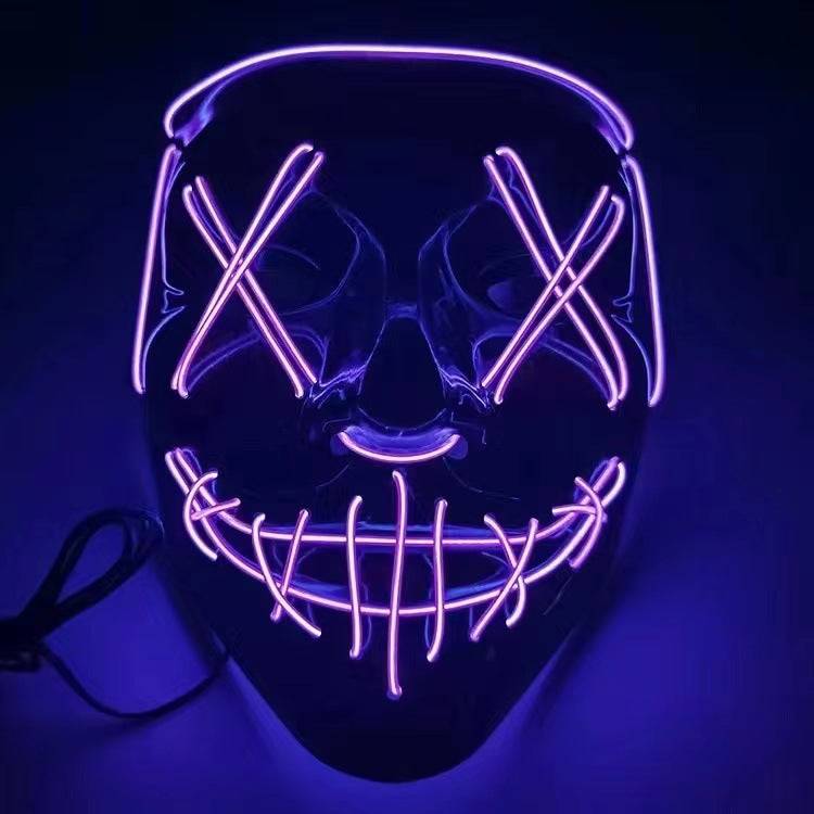 FlourishRealm™LED Glow Halloween Mask