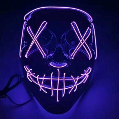 FlourishRealm™LED Glow Halloween Mask