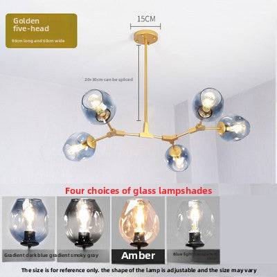 FlourishRealm™ Nordic Molecular Chandelier