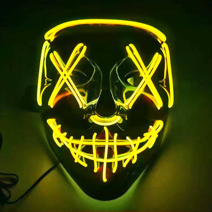 FlourishRealm™LED Glow Halloween Mask
