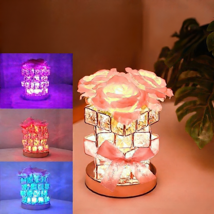 FlourishRealm™ Crystal Night Light