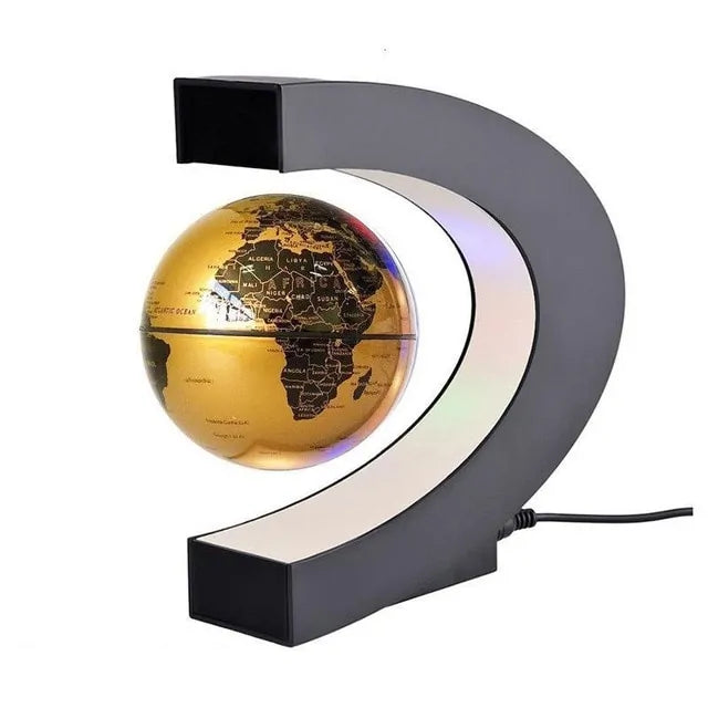 Levitating Globe LED Light for Home Decor | FlourishRealm