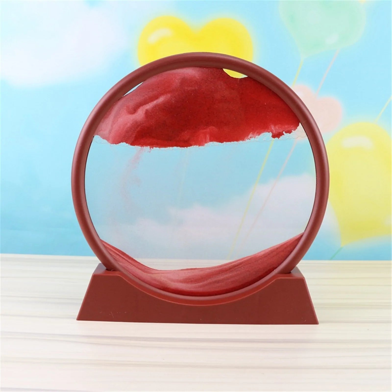 Flourishrealm Sand Art Hourglass – Elegant & Mesmerizing Decor